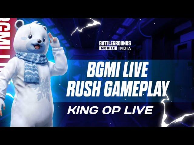 KING OP LIVE | FULL RUSH GAMEPLAY | ROYAL PASS GIVEAWAY | BGMI LIVE #bgmi #livebgmi #trendingvideo