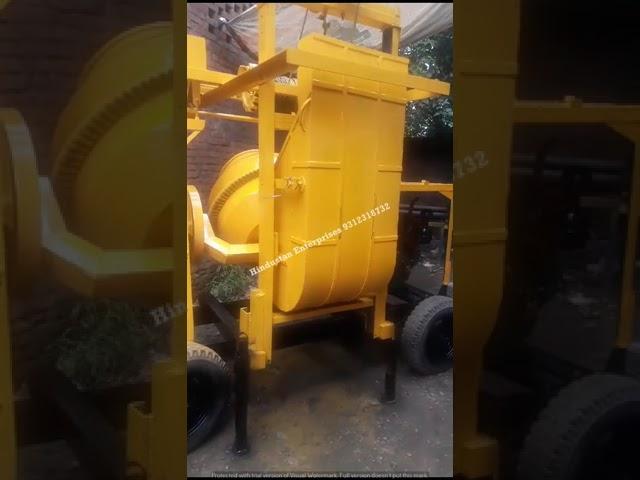 TWO POLE CONCRETE MIXER MACHINE WITH LIFT