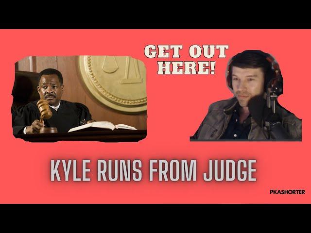 Kyle Threatens and Runs From Federal Judge!