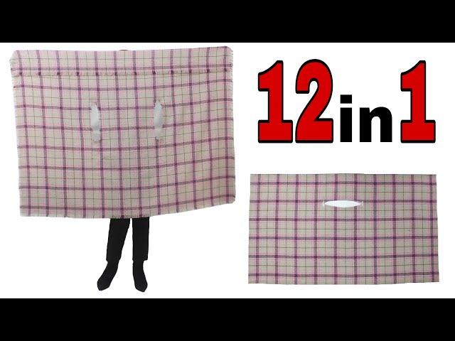 Cut in 5 minutes! No sewing! Wear in 12 Different Ways!