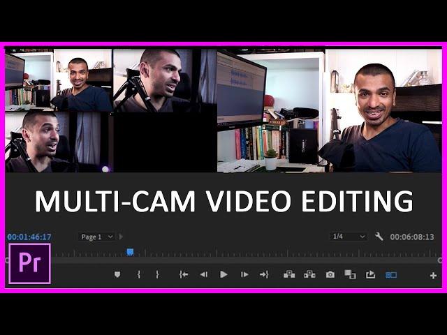 Multi-Camera Editing in Adobe Premiere Pro CC 2020 tutorial - FAST