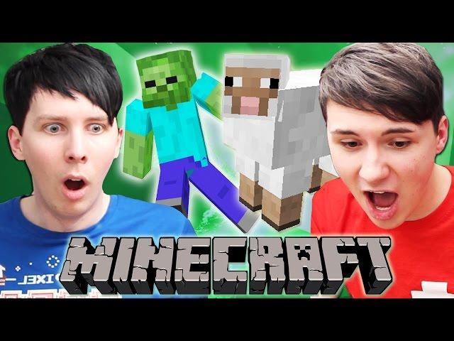 Dan and Phil play MINECRAFT