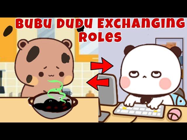 Bubu Dudu EXCHANGING ROLES |Peach Goma| |Animation| |Bubuanddudu|