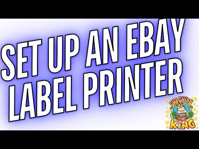 How To Set Up A Shipping Label Printer For eBay! Easy STEP BY STEP for New Resellers