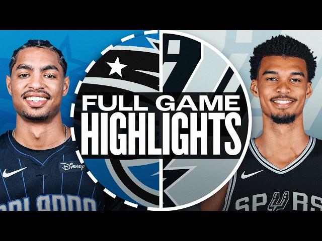 MAGIC at SPURS | NBA PRESEASON FULL GAME HIGHLIGHTS | October 9, 2024