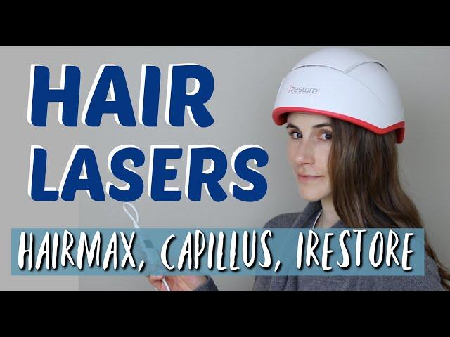 LASER THERAPY FOR HAIR GROWTH REVIEW (HAIRMAX, CAPILLUS, IRESTORE)| DR DRAY