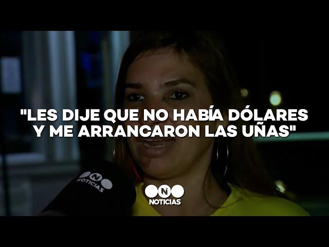 HABLÓ LA MUJER TORTURADA: "Les dije que no había dólares y me arrancaron las uñas" - Telefe Noticias