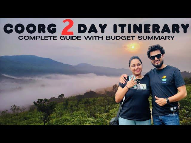 Coorg Travel Guide 2024: 2 Day Budget Itinerary | Coorg Top Tourist Places | Budget Trip |Food| Cafe