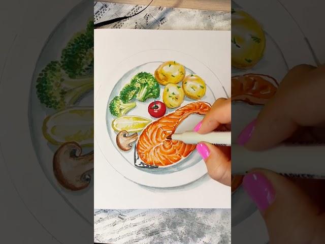 скетч маркерами #скетч #рисунок #маркеры #sketch #draw #illustration