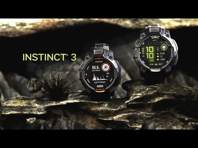 Garmin  |  Instinct 3 Smartwatch Series