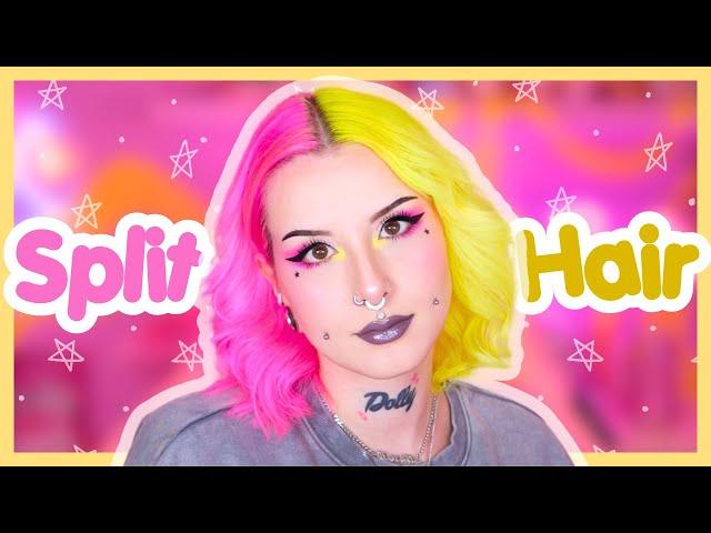 coloration néon & split hair surprise  | crash test CHROMADADDY (le nouveau special effects??)