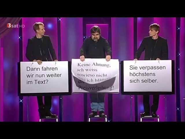 Ohne Rolf (Verleihung Deutscher Kleinkunstpreis 2014)