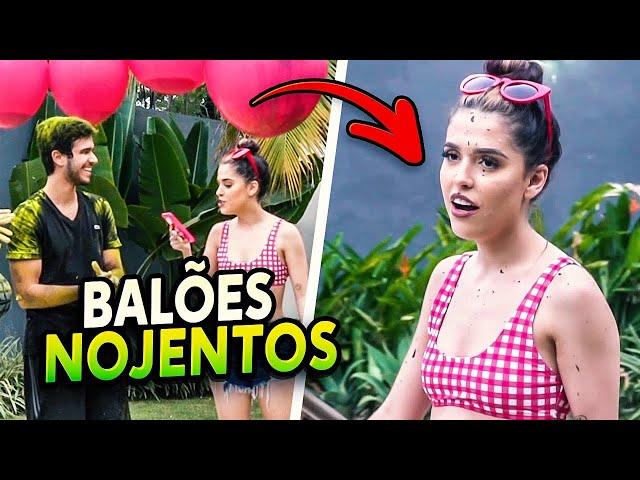 SUJAMOS A FUNBABE?! DESAFIO BALÃO SURPRESA NOJENTO!!