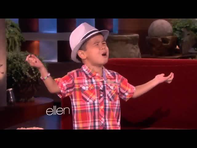 The Ellen Show - Kai Sings ''When I Was Your Man'' By Bruno Mars