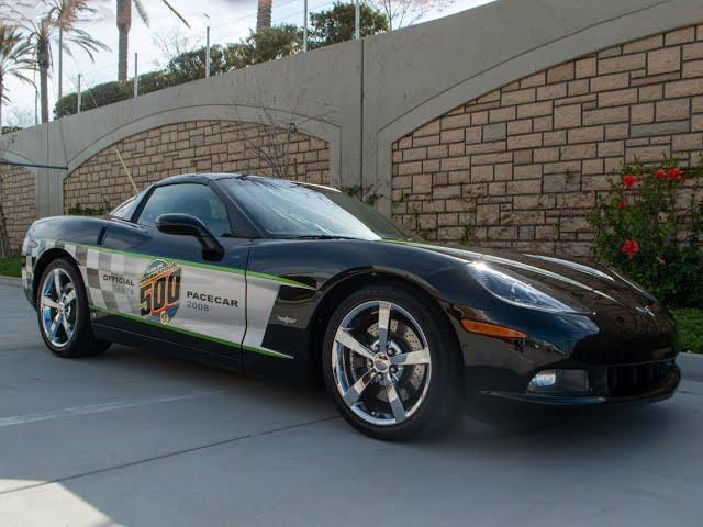 SOLD 2008 Black Corvette Factory Indy Pace Car with only 2k miles!