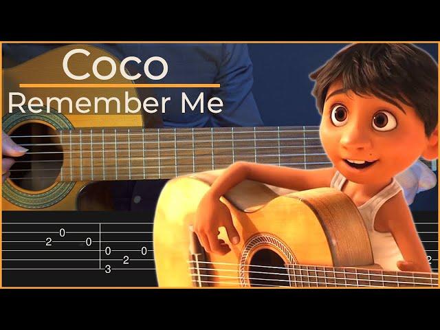 Remember Me - Coco (Simple Guitar Tab)