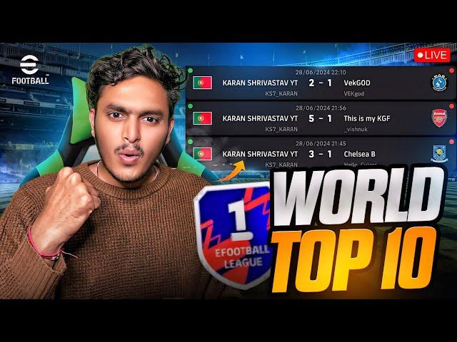 eFootball World Rank 50 With Unbeaten SquadEfootball 2024 LIVE #efootball