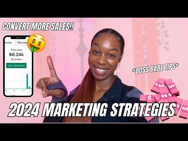 HOW TO MARKET YOUR BUSINESS 2024 | 7 SIMPLE WAYS TO INCREASE SALES | *MY SECRETS TO SUCCESS*