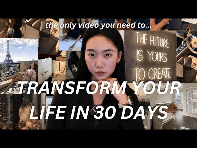 how to TRANSFORM YOUR LIFE in 30 DAYS by 2025  winter arc, rebrand yourself, achieve all your goals