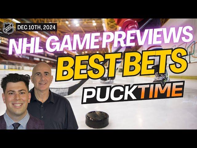 NHL Picks and Predictions Today | Maple Leafs vs Devils | Lightning vs Oilers | PuckTime Dec 10