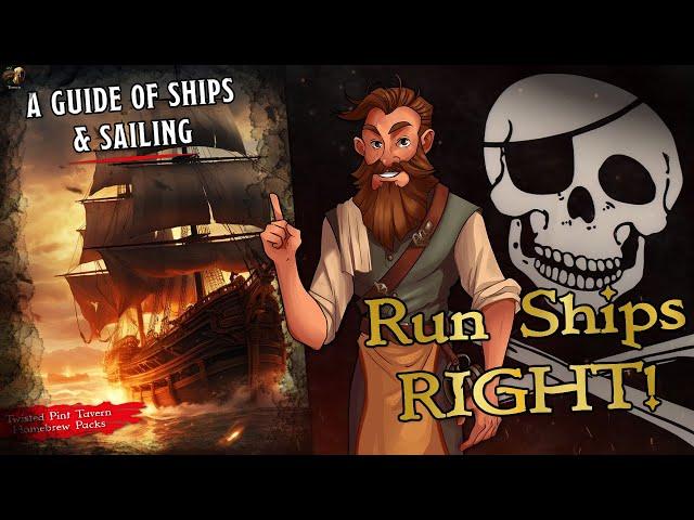 MASTER the High Seas in D&D with this SHIPS & SAILING Homebrew Pack!