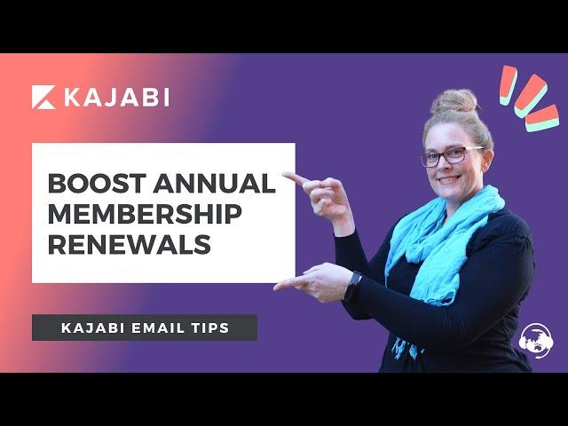 Kajabi Quick Tip Tutorial: How to create an annual membership reminder email (that goes every year)