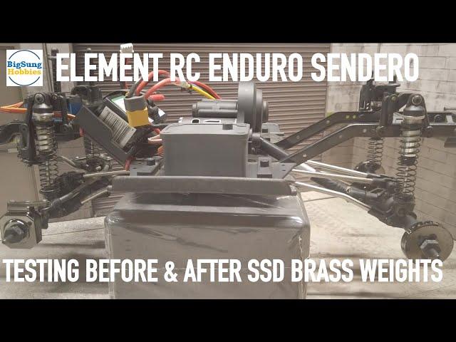 Element RC Enduro Sendero | Upgrades - Testing Before & After SSD Brass Weights