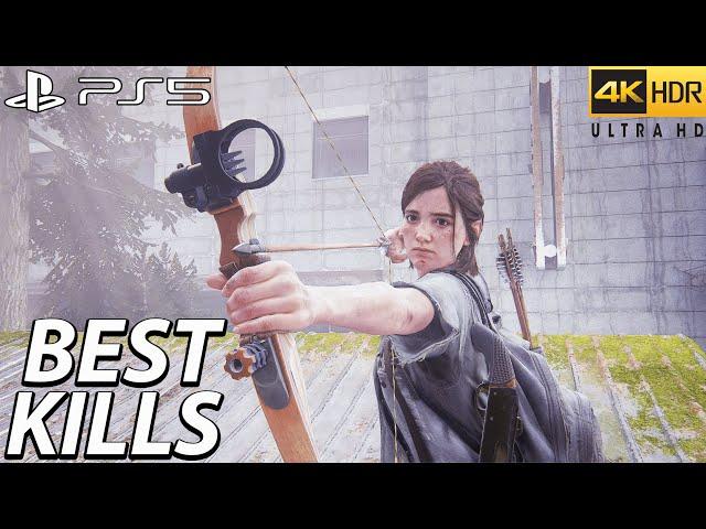 The Last of Us 2 PS5 - Best Kills 8 ( Grounded ) | 4k 60FPS