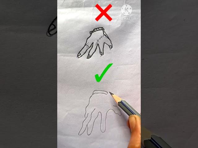 Wednesday handdrawing #short #drawing #trending #youtubeshorts