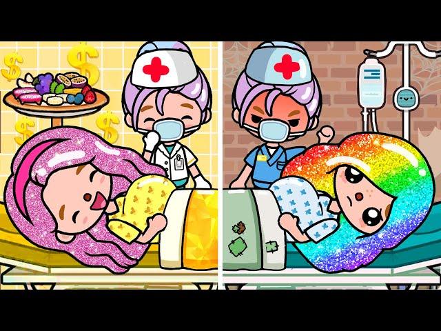 Rich Pregnant and Poor Pregnant | Toca Life Story | Toca Boca