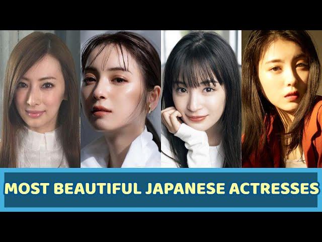 Most Beautiful Japanese Actresses (2021) | TOP 10