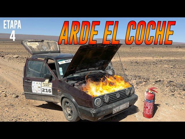 SE INCENDIA EL COCHE a media etapa!!! (Etapa 4)