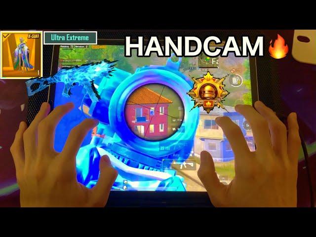 Best HANDCAM 6 Finger iPad Pro 12.9 M2 chip⑤ | Solo vs Squad - PUBG Mobile