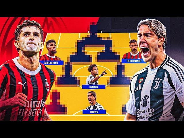 Who makes the current AC Milan x Juventus combined XI? | CBS Sports Golazo