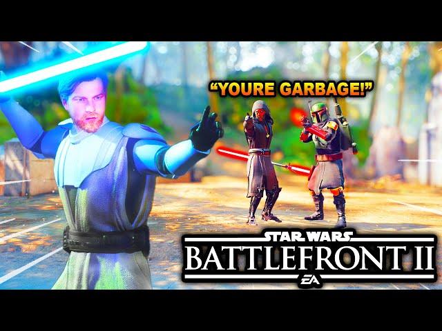 I Dueled One of The Most TOXIC Trash Talkers In Battlefront 2...