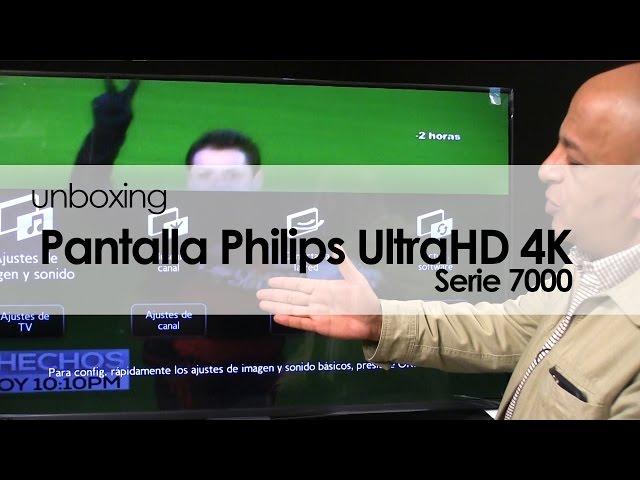 Pantalla 4K de 55” Philips UHD Serie 7000: Unboxing