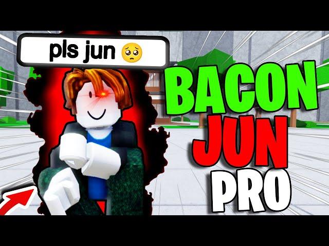 BACON Uses JUN To HUMBLE The MOST TOXIC Players.. | Legends Battlegrounds