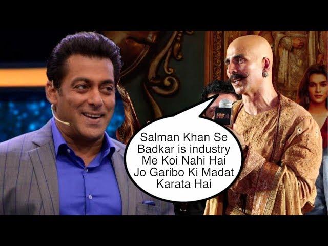 RESPECT!Akshay Kumar REFUSES BHARAT RATNA says Salman Khan is Charity Angel