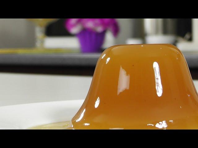 Десерт Чайное желе с коньяком видео рецепт