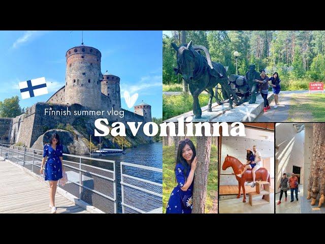 Exploring Savonlinna  - a Finnish summer vlog | Punkaharju, forest museum &15th-century castle