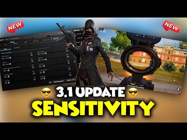 3.1 Update Sensitivity PUBG Mobile Gameloop Emulator 2024  | Normal Mouse Zero Recoil |