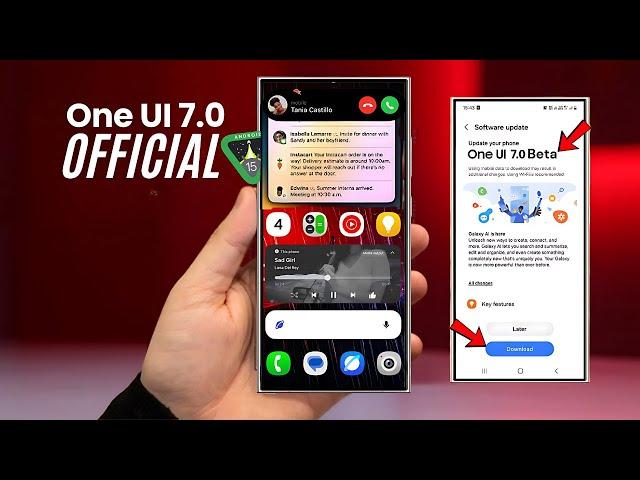 One UI 7.0 Android 15 - OMG, IT'S OFFICIAL