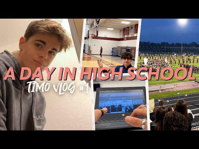 A DAY IN HIGH SCHOOL   Timo Vlog #1 | Schüleraustausch USA 2021/22