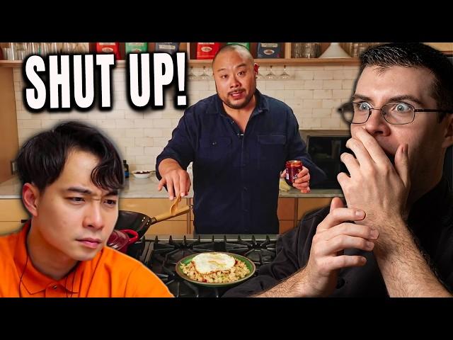 Pro Chef Reacts.. Chef David TAKES ON Uncle Roger!