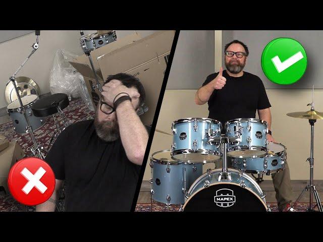 How To Assemble and Setup a Drum Set