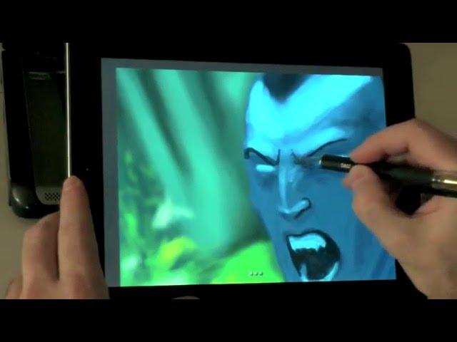 Thierry Schiel Painting with Inspire Pro for iPad — Avatar (Slower Details)