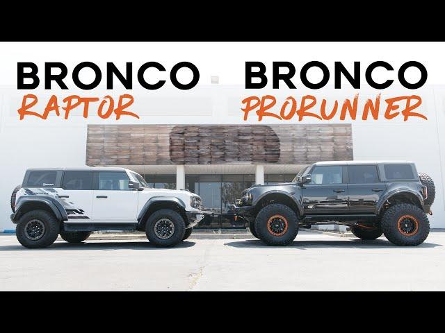 Ford Bronco Raptor vs Bronco ProRunner | Bronco Raptor Killer?