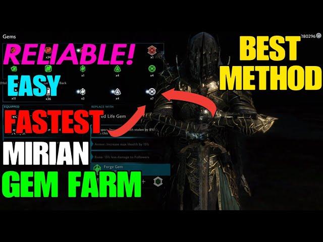 UNLIMITED MIRIAN AND GEM FARM IN SHADOW OF WAR