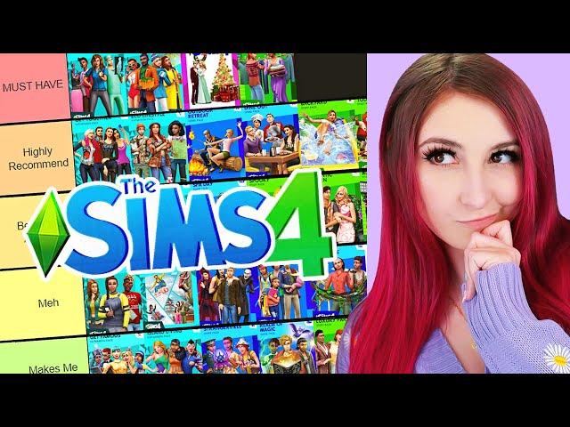 Ranking EVERY Sims 4 Pack