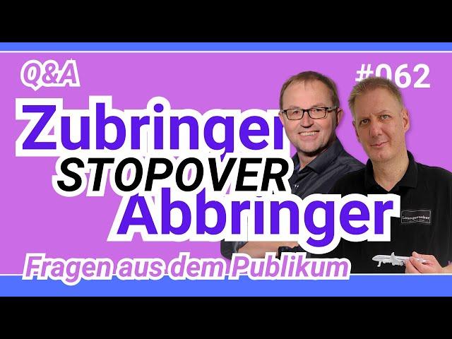 Zubringer und Abbringer für Miles & More (mit Stopover)